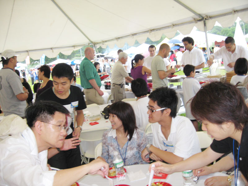 The Hong Kong dragon boat festival in NY