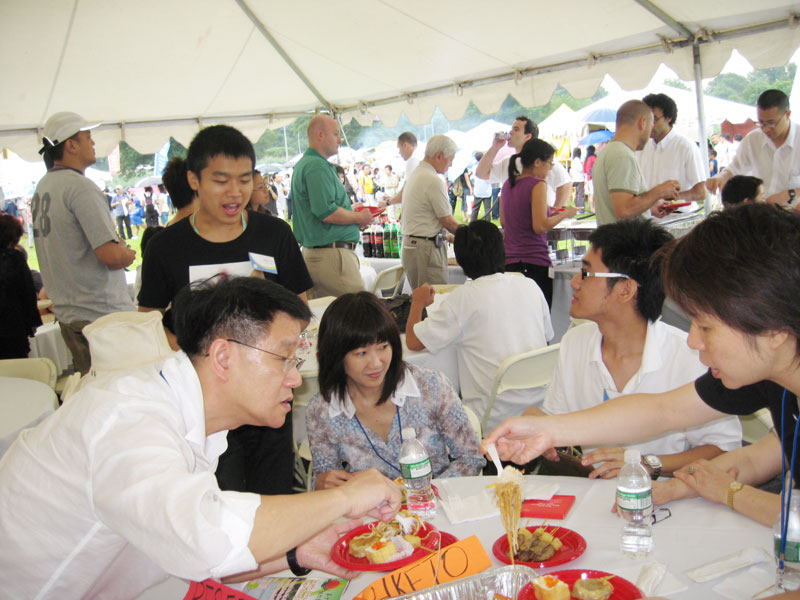 The Hong Kong dragon boat festival in NY