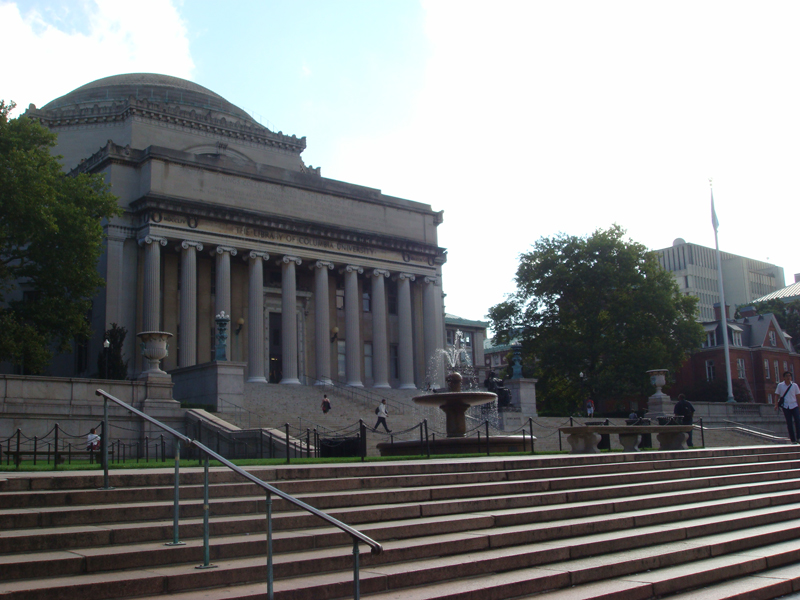 Columbia University and Saks Fifth Avenue