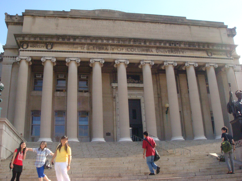 Columbia University and Saks Fifth Avenue