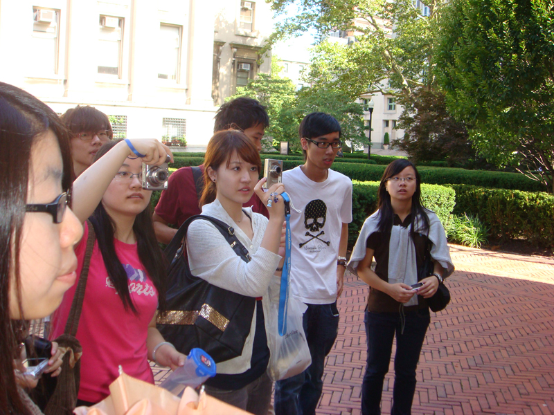 Columbia University and Saks Fifth Avenue