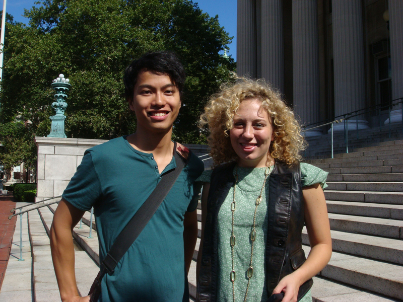 Columbia University and Saks Fifth Avenue