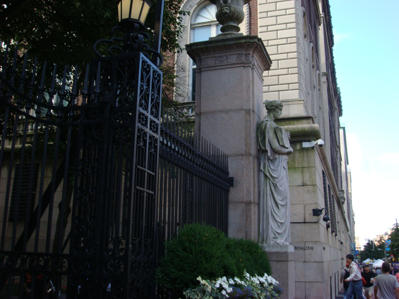 Columbia University and Saks Fifth Avenue