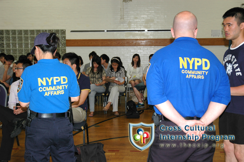 NYPD safety talk