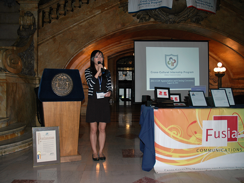 Aug 16th 2011 the "Cross-Cultural Internship Day"