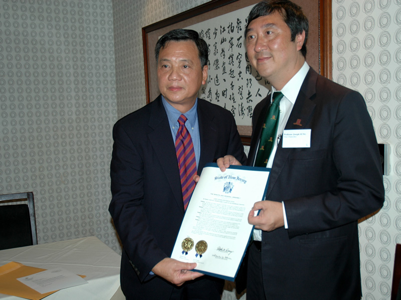 Vice-Chancellor Joseph Sung and CUHK delegation