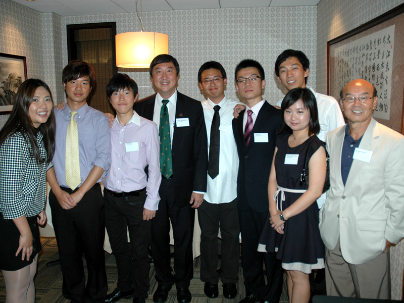 Vice-Chancellor Joseph Sung and CUHK delegation