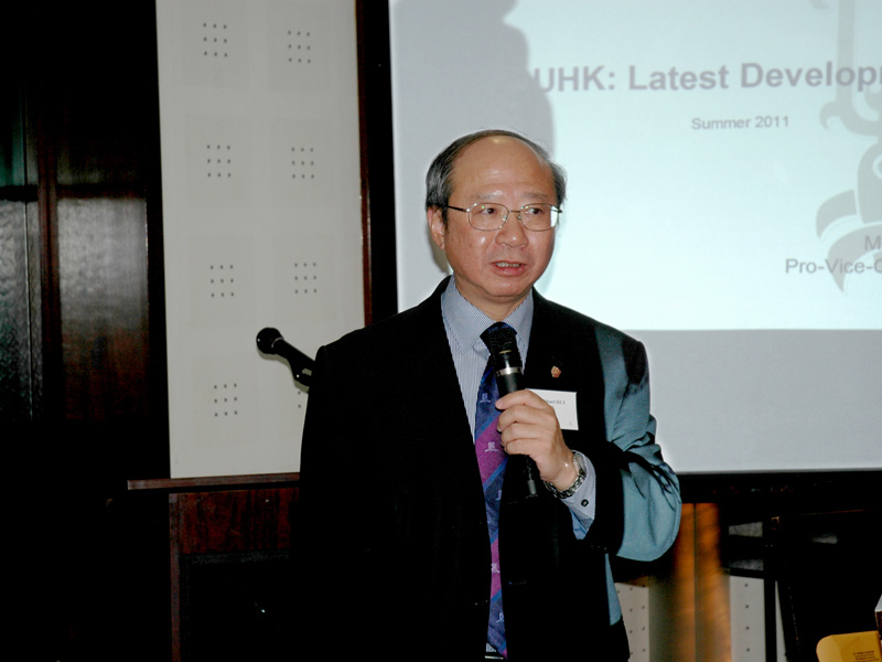 Vice-Chancellor Joseph Sung and CUHK delegation