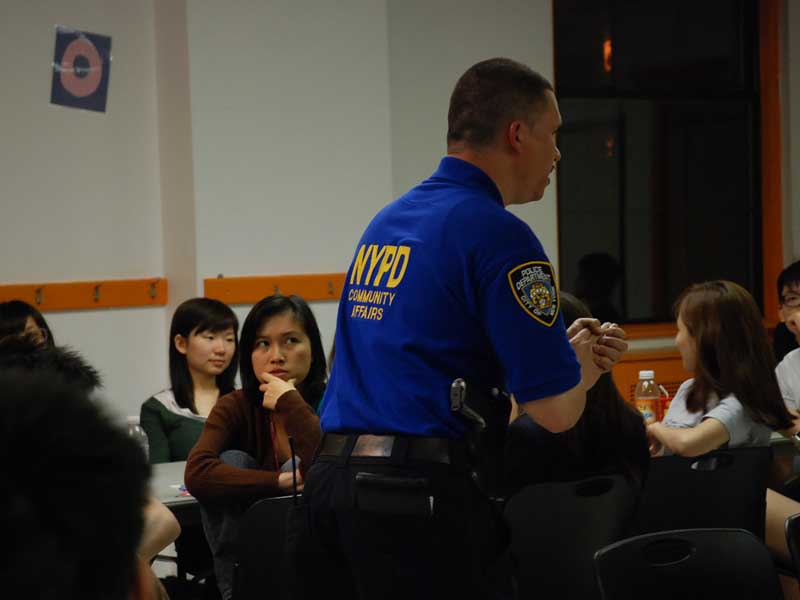 NYPD safety talk