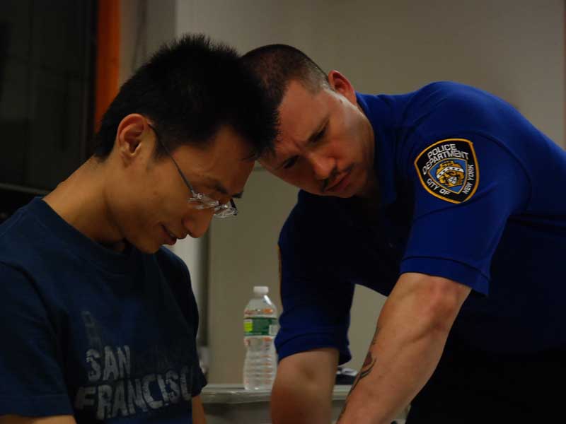 NYPD safety talk