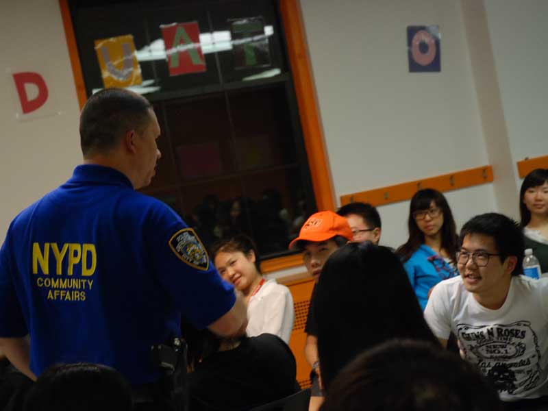 NYPD safety talk