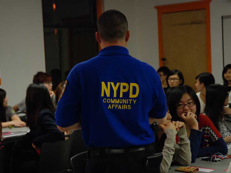 NYPD safety talk