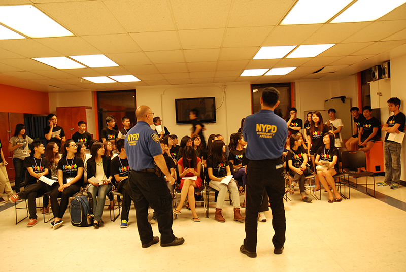 NYPD safety talk