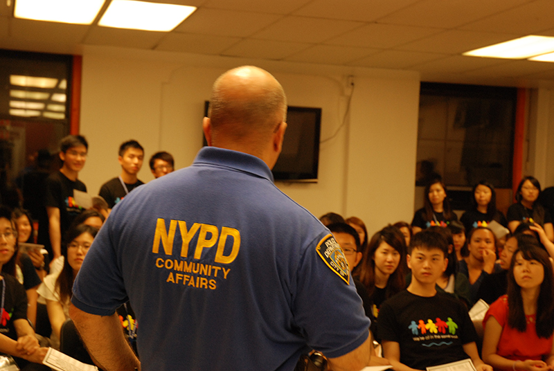 NYPD safety talk