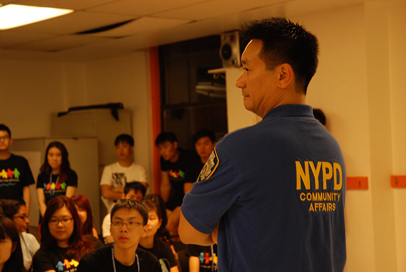 NYPD safety talk