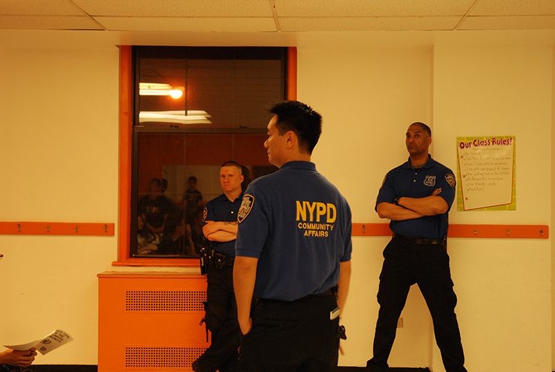 NYPD safety talk