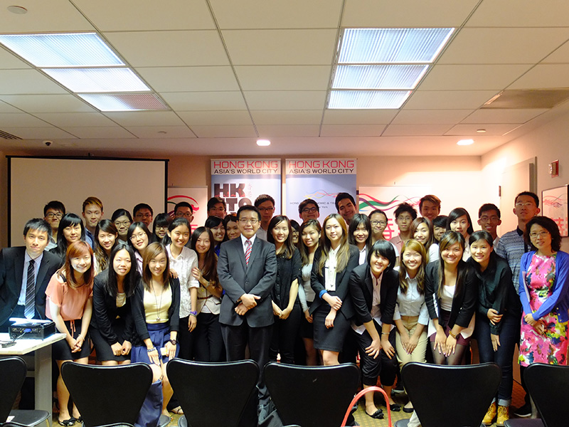 CCIP students visit HKETO...