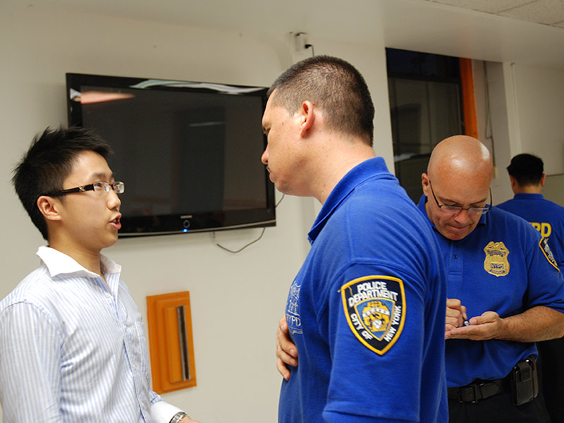 NYPD safety talk