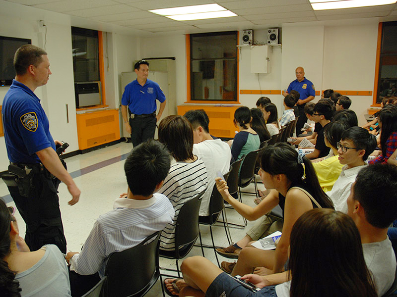 NYPD safety talk