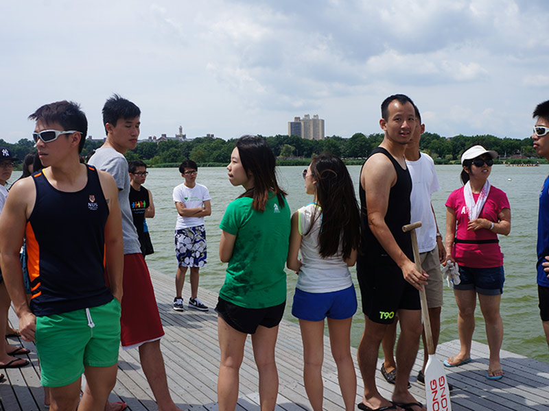 The Hong Kong Dragon Boat Festival in NY (Practice)