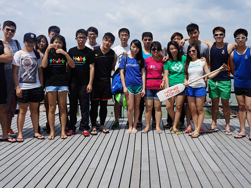 The Hong Kong Dragon Boat Festival in NY (Practice)