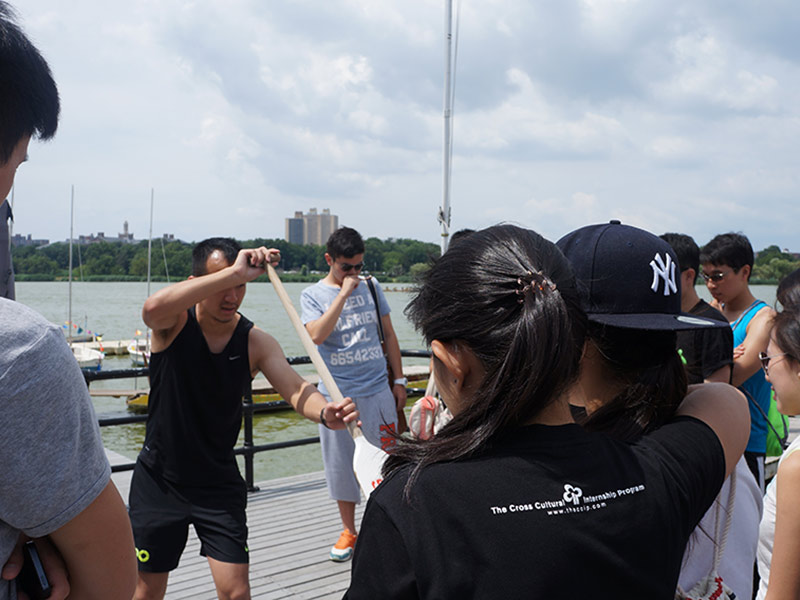 The Hong Kong Dragon Boat Festival in NY (Practice)