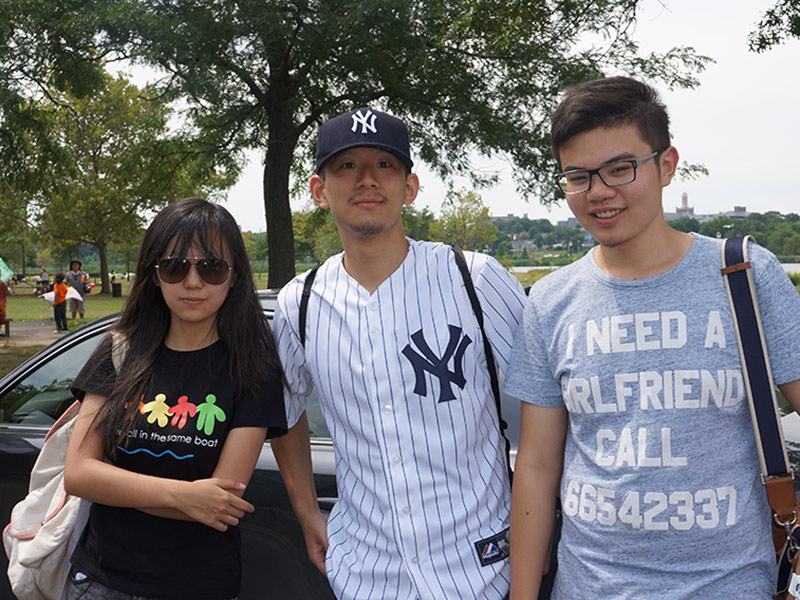 The Hong Kong Dragon Boat Festival in NY (Practice)