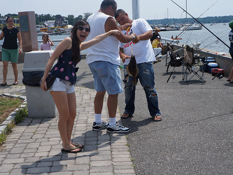 The Hong Kong Dragon Boat Festival in NY (Practice)