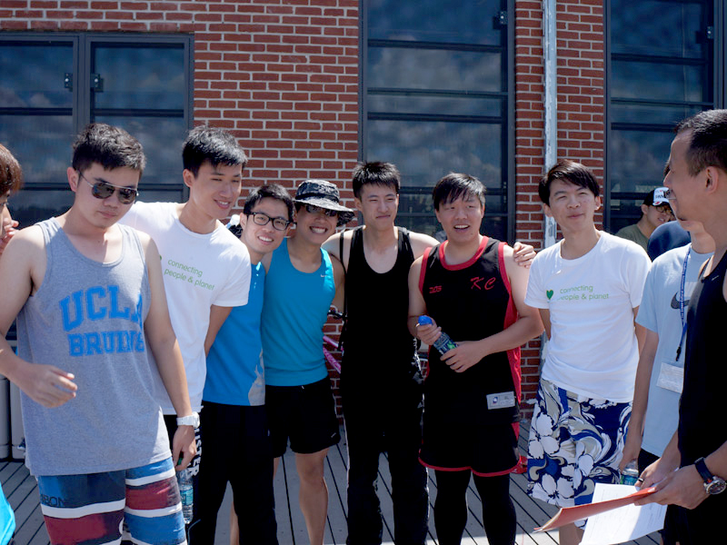 The Hong Kong Dragon Boat Festival in NY (Practice)