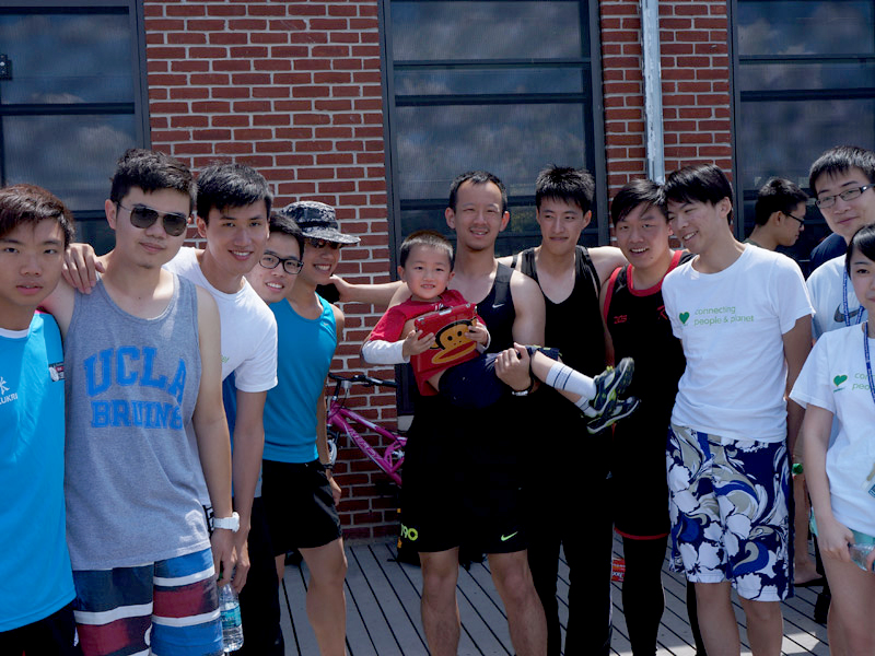 The Hong Kong Dragon Boat Festival in NY (Practice)