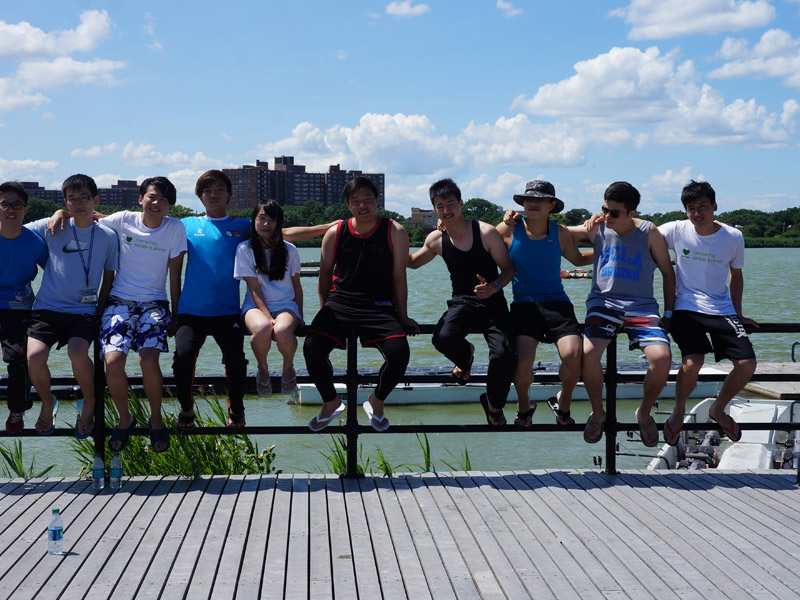 The Hong Kong Dragon Boat Festival in NY (Practice)