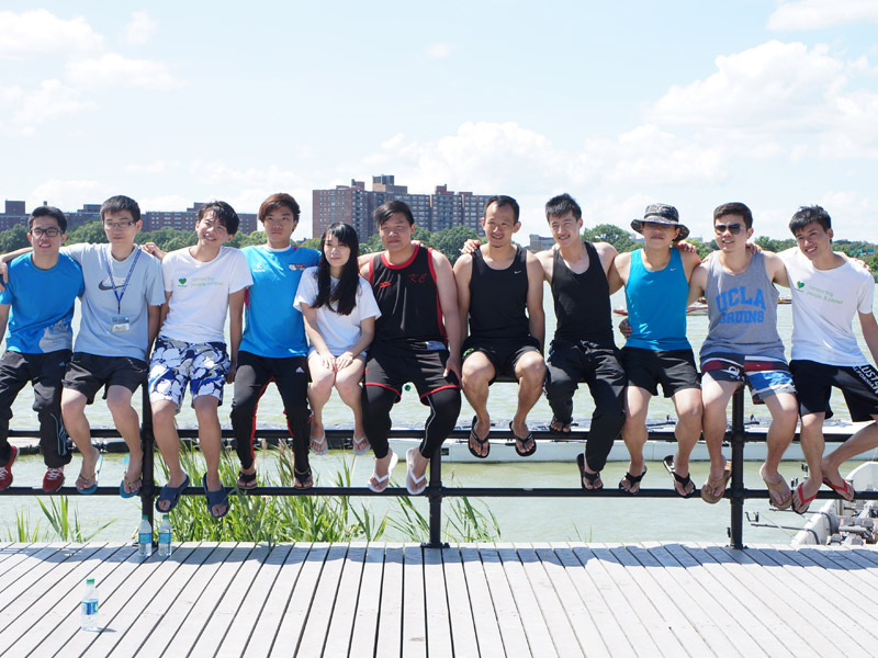 The Hong Kong Dragon Boat Festival in NY (Practice)