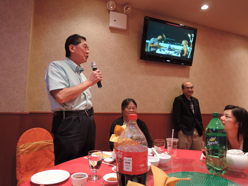 Dinner with prominent HKU alumni members