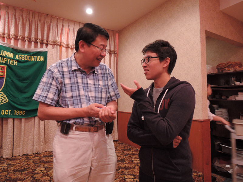 Dinner with prominent HKU alumni members