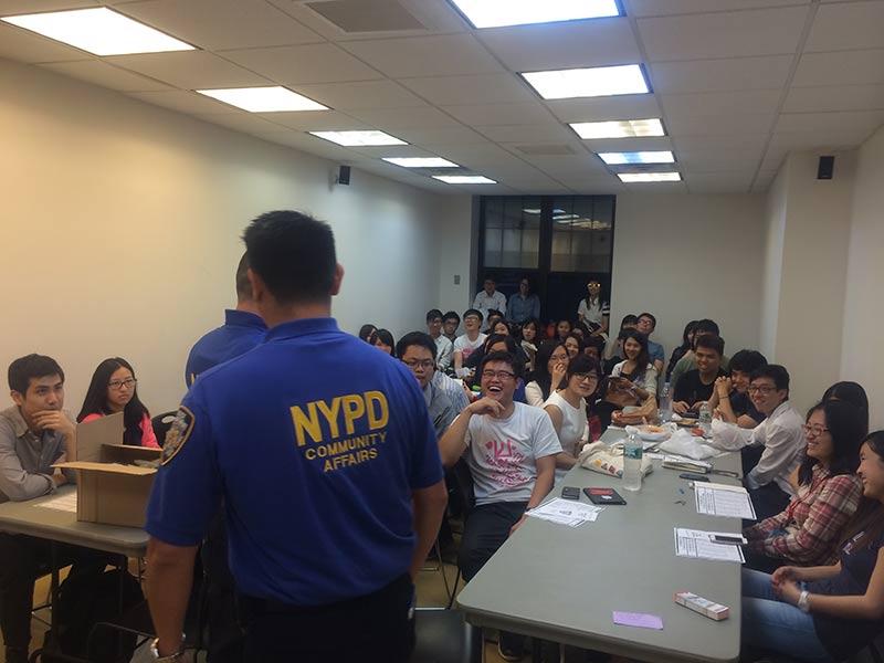 NYPD safety talk