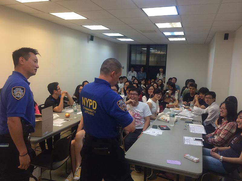 NYPD safety talk