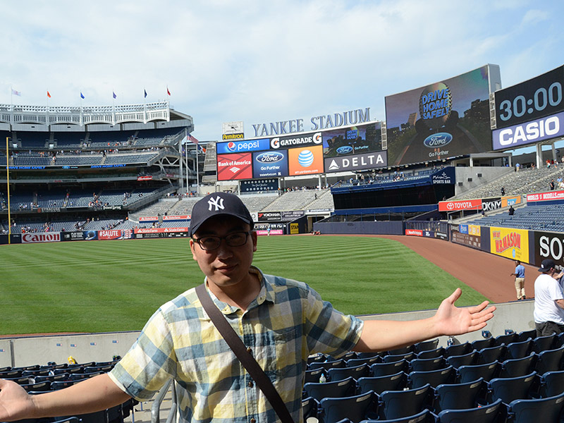 The Baltimore Orioles at the Yankee Stadium