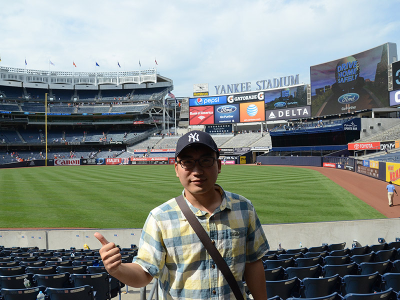 The Baltimore Orioles at the Yankee Stadium