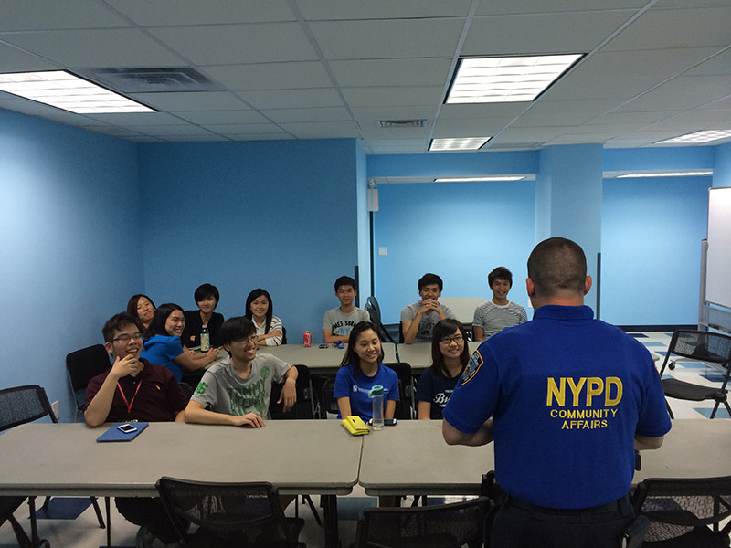 NYPD safety talk