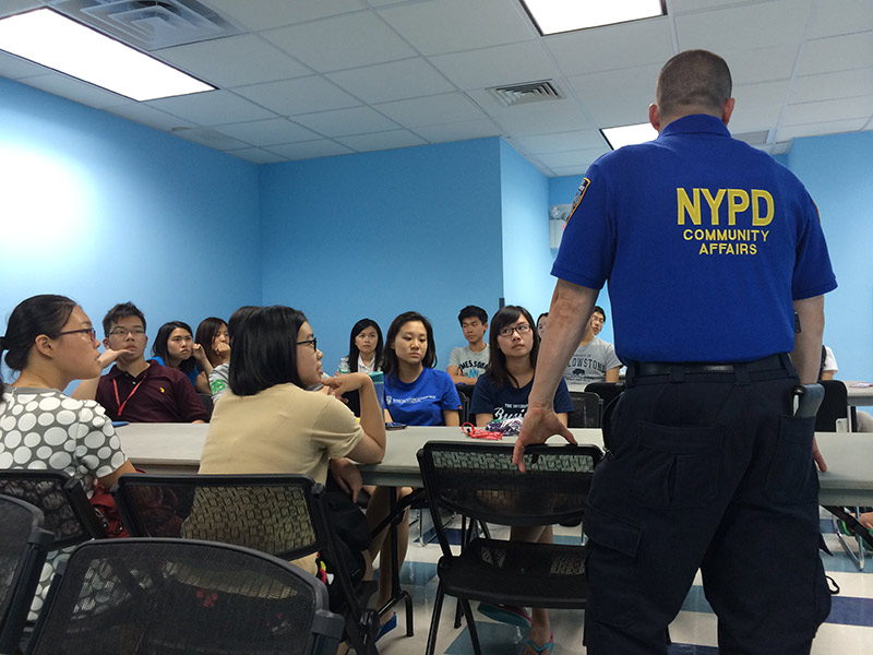 NYPD safety talk