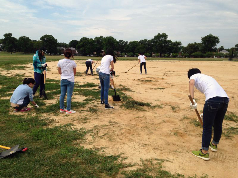 Volunteering at Cunningham Park (Session B)