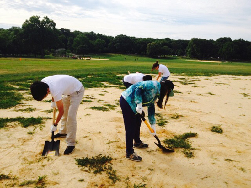 Volunteering at Cunningham Park (Session B)