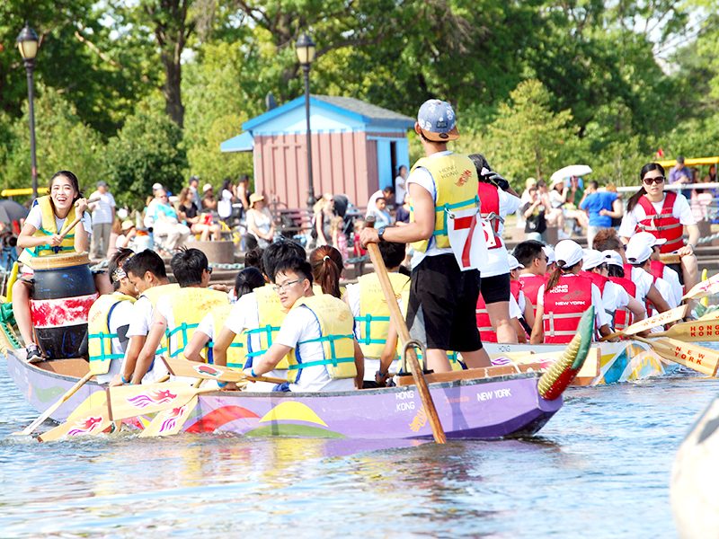 The Hong Kong Dragon Boat Festival in NY