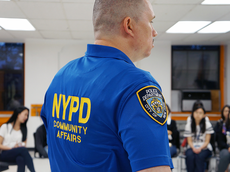 NYPD safety talk