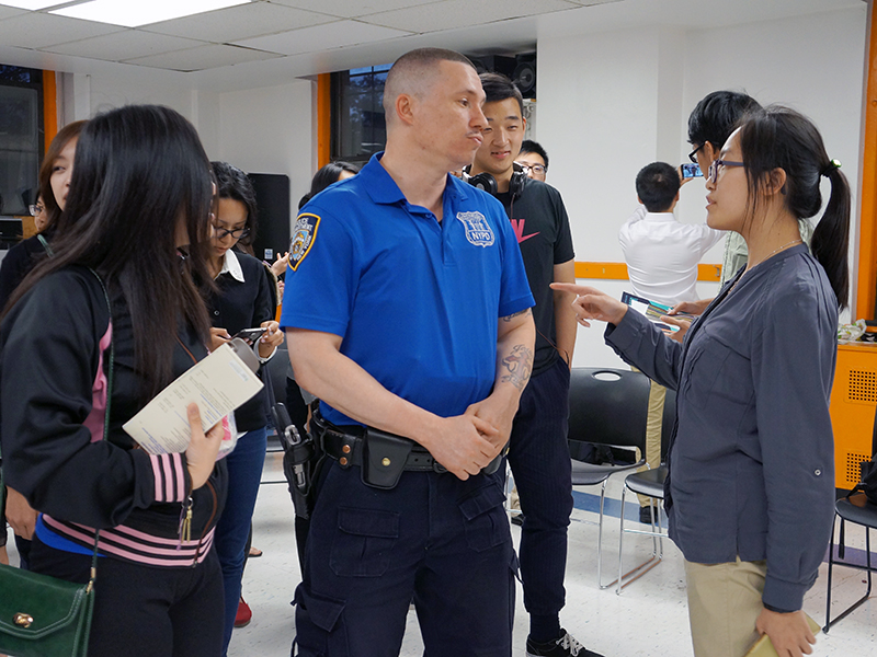 NYPD safety talk