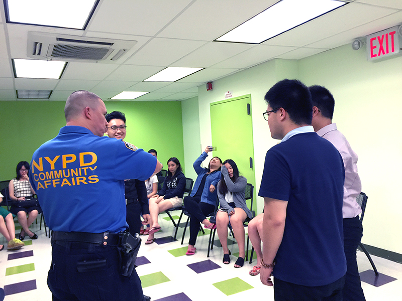 NYPD safety talk