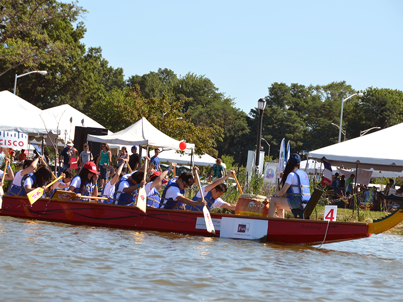 The Hong Kong Dragon Boat Festival in NY