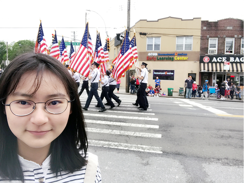 Memorial Day march with NYC Comptroller Stringer