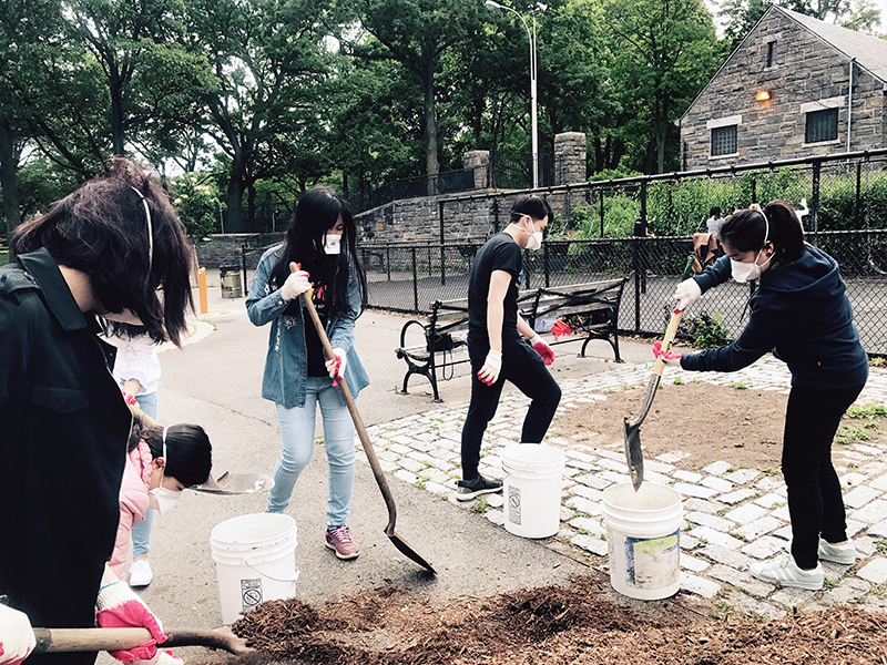 Volunteering at Cunningham Park (Session A)