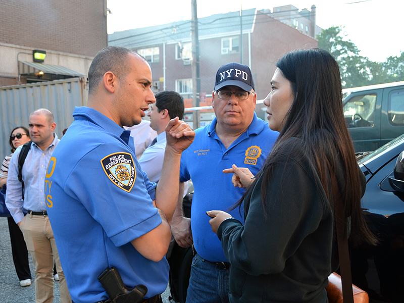 The NYPD 109th Precinct BBQ